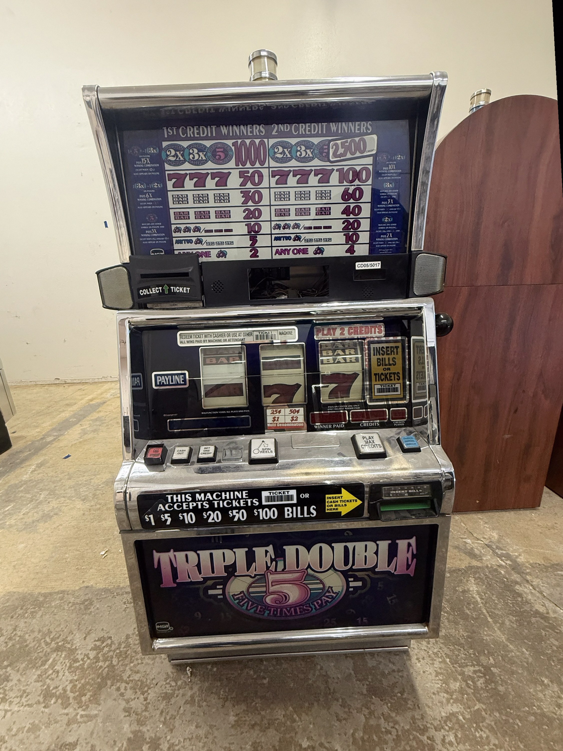 IGT Reel Spinner Triple Double 5 Times Pay