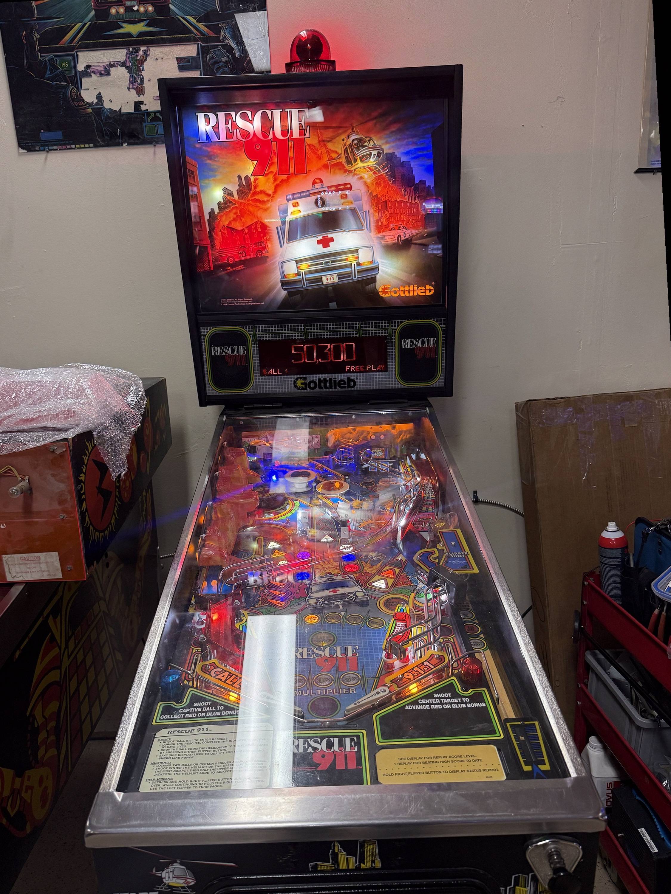 Rescue 911 Pinball